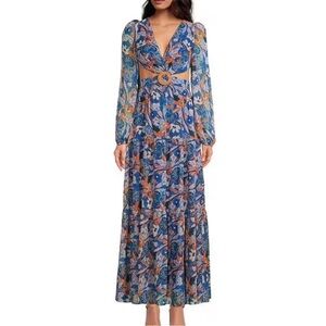Gianni Bini Lilian Floral Long Dress